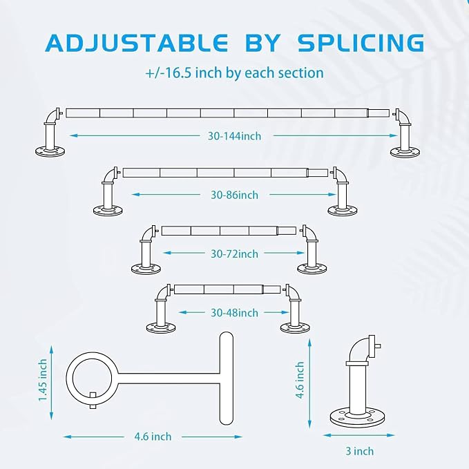 Industrial Curtain Rods - Image 6