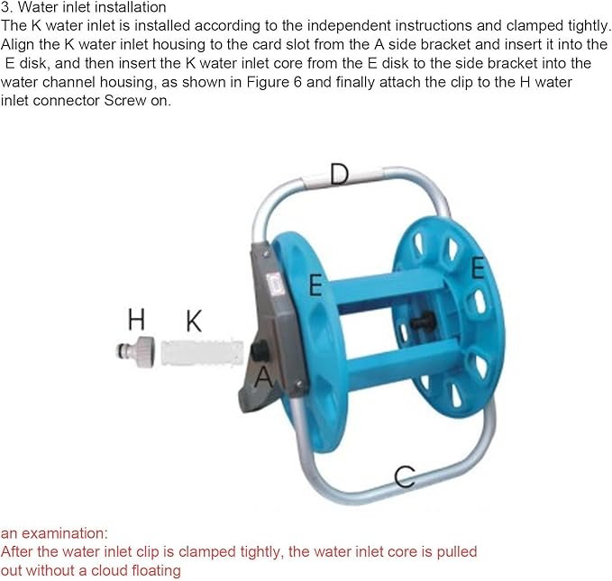 30m Garden Hose Reel Cart - Image 5