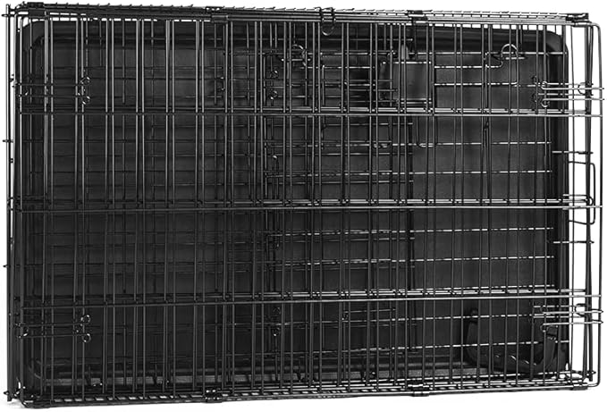 Amazon Basics Durable, Collapsible, Portable Metal Wire Dog Crate - Image 4