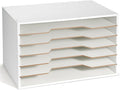 12x18 Construction Paper Organizer, Larger Size Wooden Literature Organizer by Yumkfoi