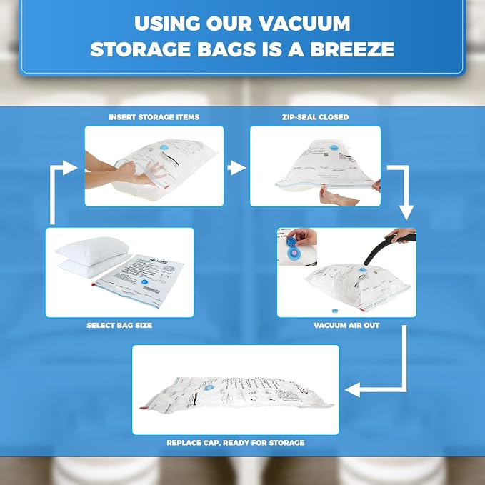 3-Pack XXL, Vacuum Storage Bags, Space Saver Bags - Image 7