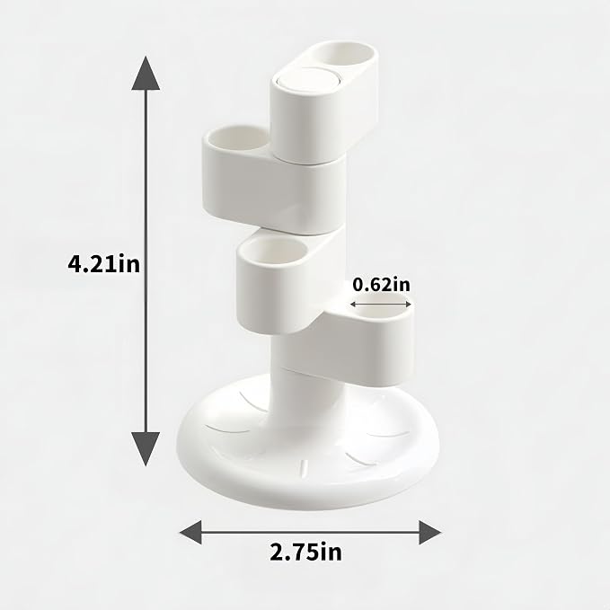 2-Pack 360° Rotating Toothbrush Organizer - Image 2
