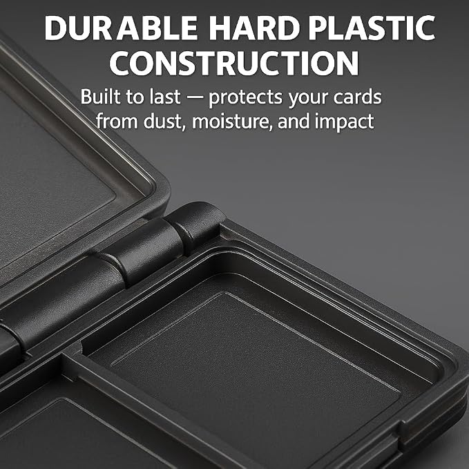 Acuvar 48 Slot SD/SDHC Memory Card Hard Plastic Case – Durable ABS Portable SD - Image 5