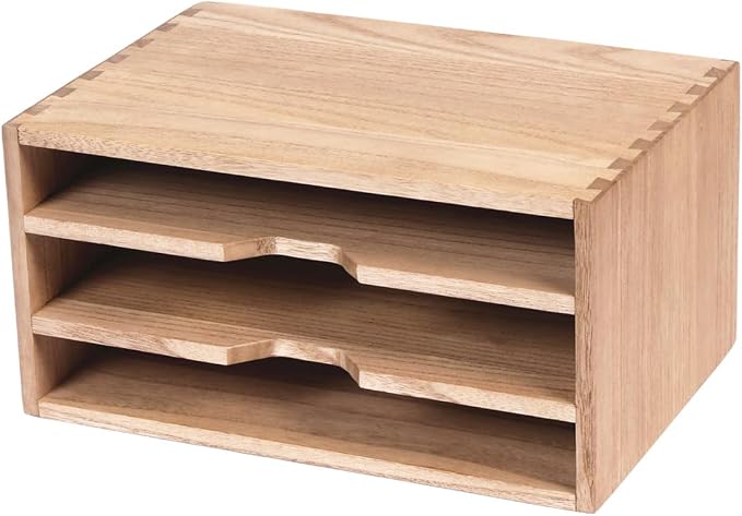 3-Tier Paper Storage Letter Tray File Sorter by DDYURI