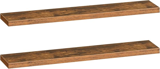 HOOBRO Floating Shelves for Wall, Wall Mounted Shelf Set of 2, for Wall in by HOOBRO