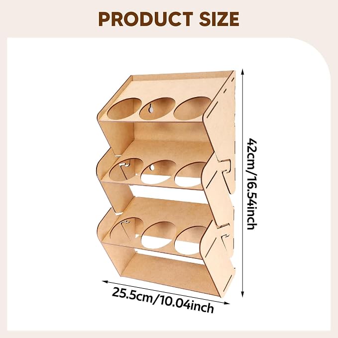 Generic Spray Can Holder Storage Rack Workspace Premium Professional Wood Wall - Image 5