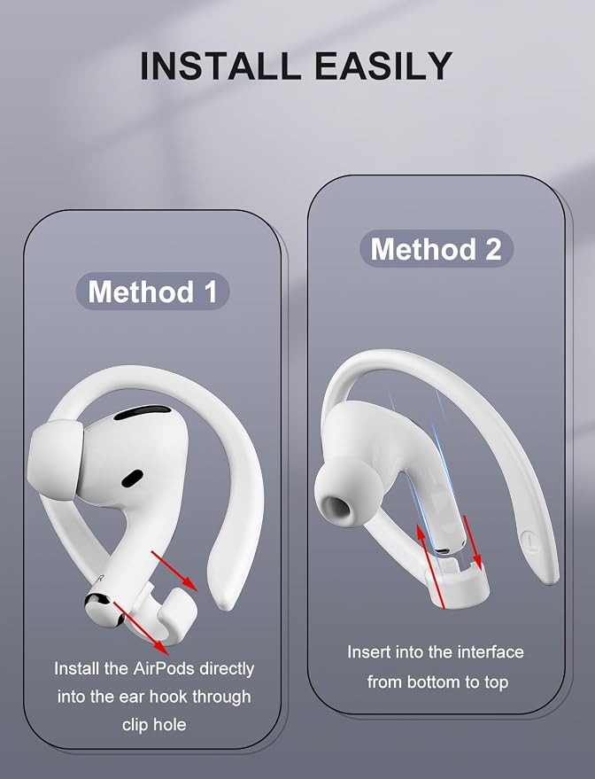 2 Pairs Ear Hooks Compatible - Image 5