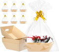 AFOROEOA 10PACK Baskets For Gifts Empty, 10x12”Thick Kraft Gift Basket by AFOROEOA