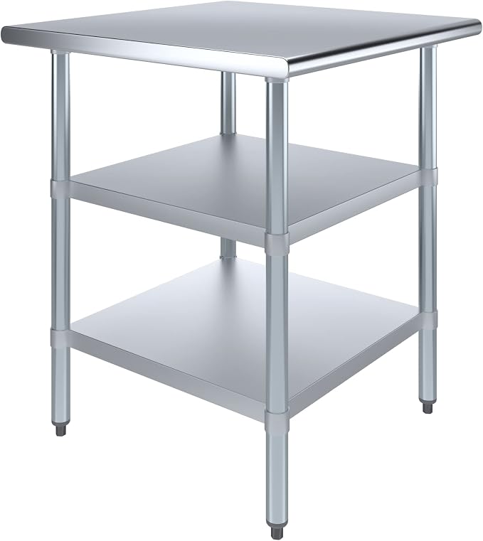 AmGood Stainless Steel Work Table by AmGood