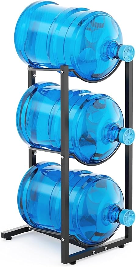 MYLOLF 5 Gallon Water Jug Holder : 3 Tier Water Jug Stand Holder by MYLOLF