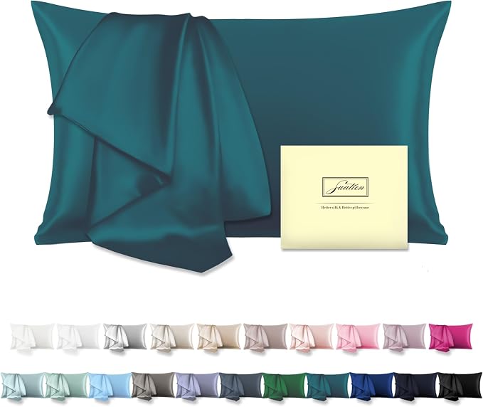 Mulberry Silk Pillow Cases for Hair and Skin King Size Silk Pillowcase by Suatien