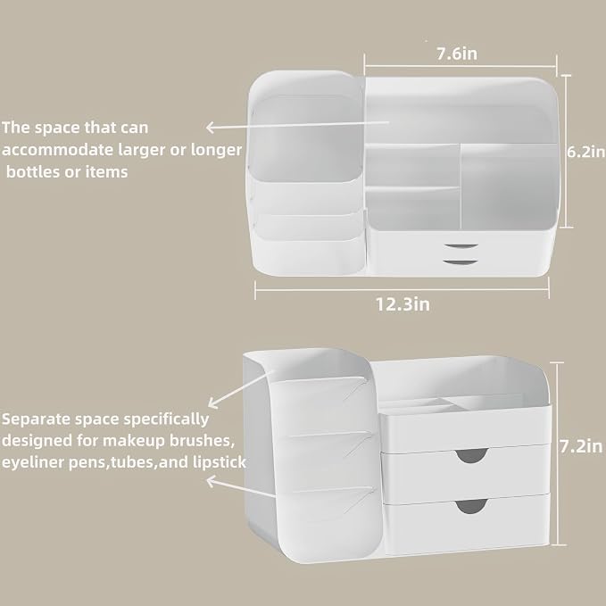 Makeup Organizer with Brush Holder - Image 5