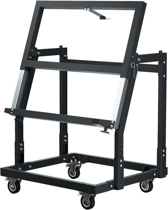 Panel Handler Cart and Shop Stand, Tilting Panel Cart by Aparecium