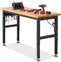 Work Bench for Garage Workbench Adjustable Height Work Table by ENJOYWOOD