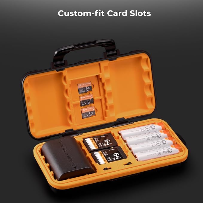 K&F CONCEPT Camera Battery SD Card Holder - Image 2