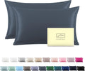Silk Pillow Cases 2 Pack Soft Breathable and Sliky Queen Size Pillow Cases Set by Suatien