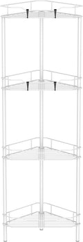 4 Tier Floor Standing Corner Shower Caddy Organizer Shelf by HuggieGems
