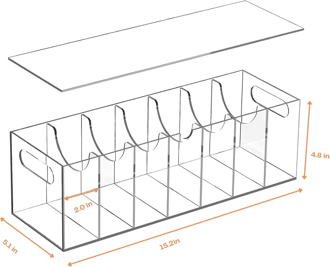 Belt Organizer - Acrylic Belt Storage Holder - Image 7