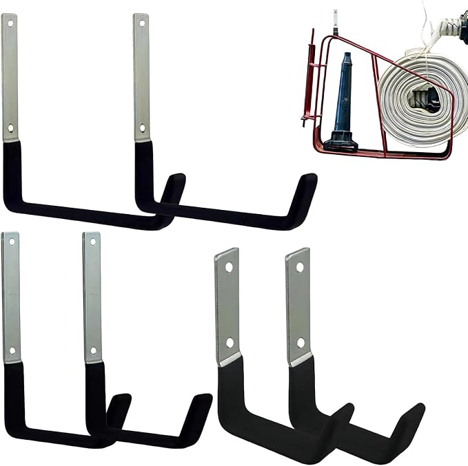 Garage Hangers, 6-Piece Space-Saving Organizer Rack by Unknown
