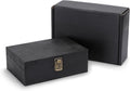 makerflo Large Black Pine Wood Memory Box by makerflo