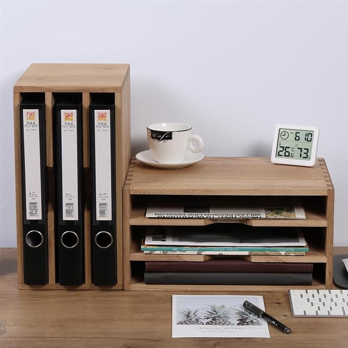3-Tier Paper Storage Letter Tray File Sorter - Image 6