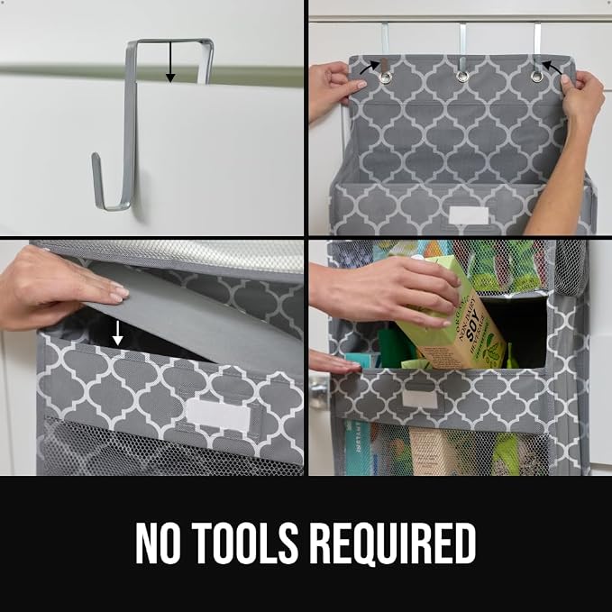 GORILLA GRIP Large Capacity Closet Organizer, 5 Deep Shelves, Holds 50lbs - Image 7