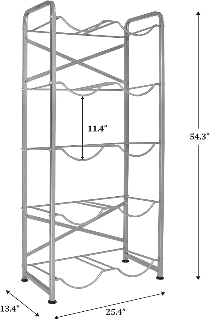 5 Gallon Water Bottle Holder for 10 Bottles, 5 Tiers Heavy-Duty Water Cooler - Image 2