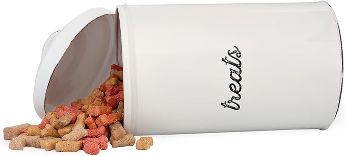 AuldHome Design Enamelware Dog Treat Jar - Image 8