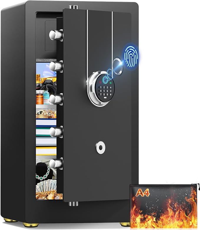 7.8 Cuft Heavy Duty Biometric Safe Box by ACAITED