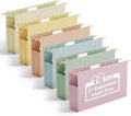 Ansook Extra Capacity Hanging File Folders Legal Size, 12 Pack Pastel Colors by Ansook