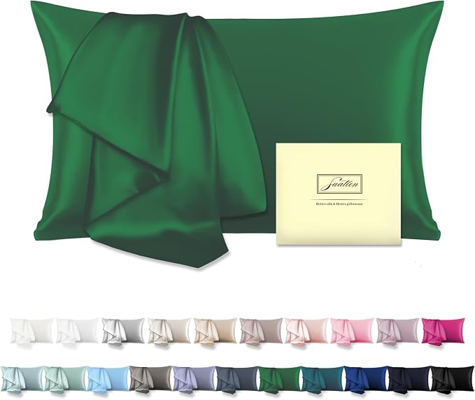 Mulberry Silk Pillow Cases for Hair and Skin King Size Silk Pillowcase by Suatien