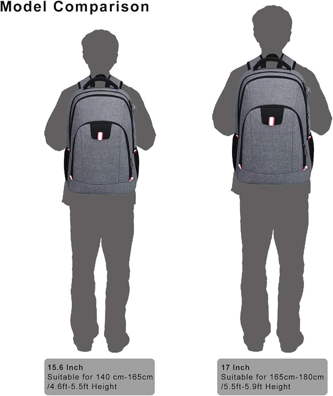 Della Gao Travel Laptop Backpack, Anti Theft Backpack - Image 6