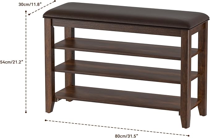 Entryway Shoe Storage Bench - Image 2