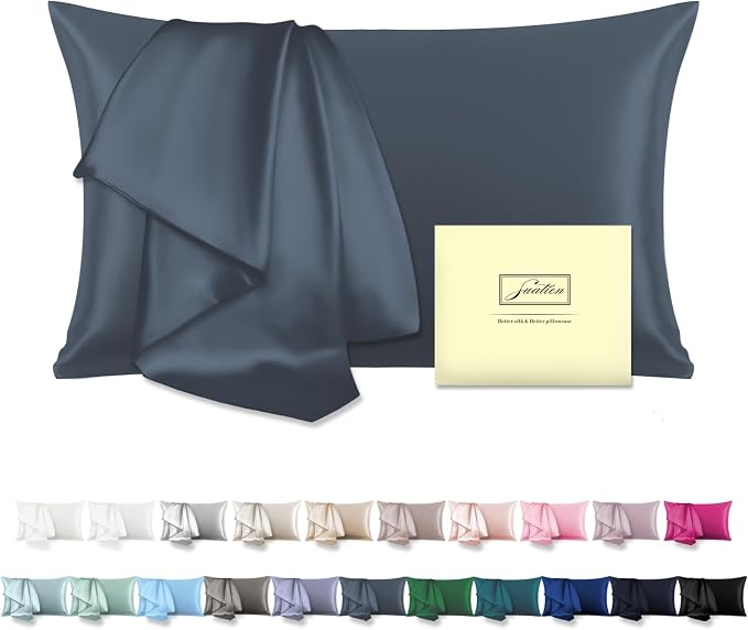 Mulberry Silk Pillow Cases for Hair and Skin King Size Silk Pillowcase by Suatien