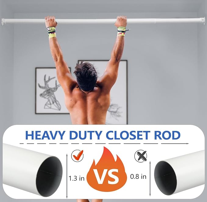 Closet Rod, 17 to 53 Inch Closet Rods - Image 2
