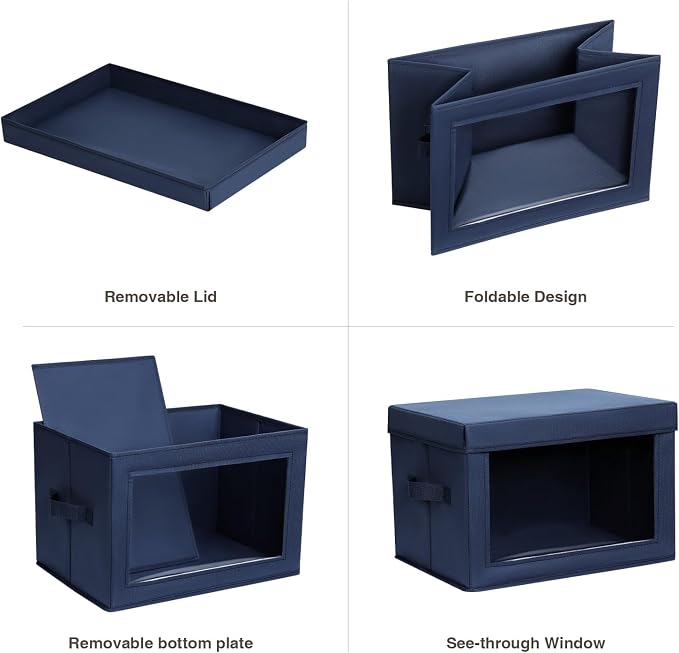 Foldable Storage Boxes with Lids - Image 5