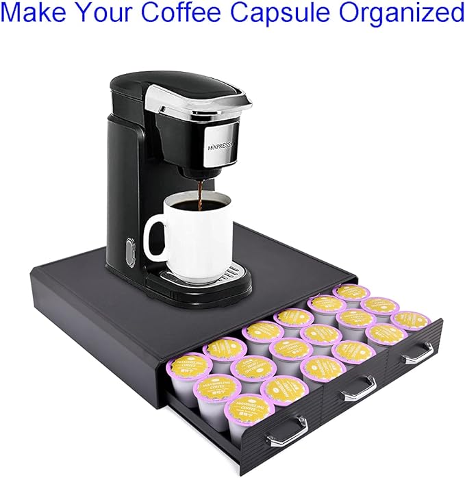 Coffee Pod Storage Drawer Coffee Capsule Organize Drawer Coffee Maker Holder - Image 6