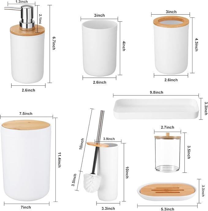 iMucci Bathroom Accessories Set - Image 6