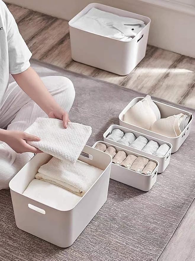 Plastic Storage Bins, Versatile Kitchen Pantry Organization and Storage - Image 3