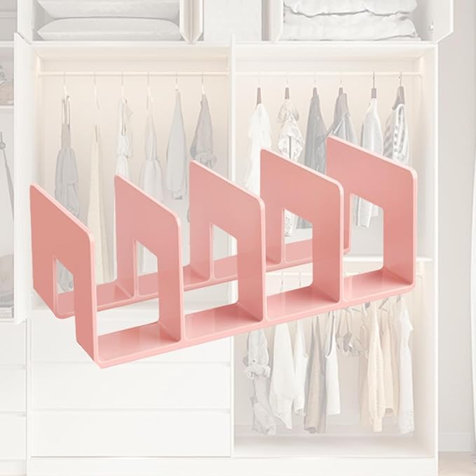 Wardrobe Divider Shelf Purse Organizer - Image 5