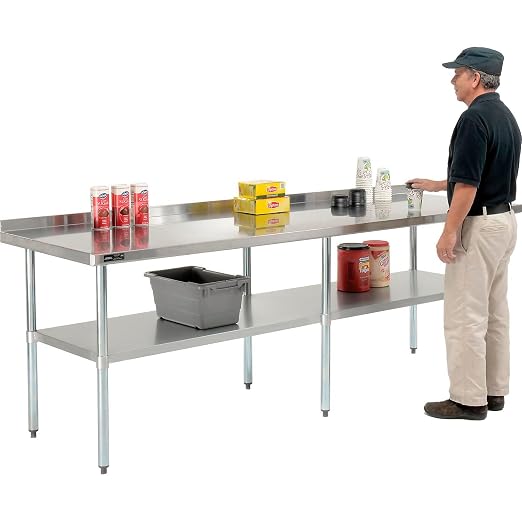 Nexel WB9630BSS Stainless Steel Worktable - Image 8
