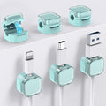 AhaStyle Magnetic Cable Organizer 6 Pack Cord Cable Holders Clips Strong by AHASTYLE
