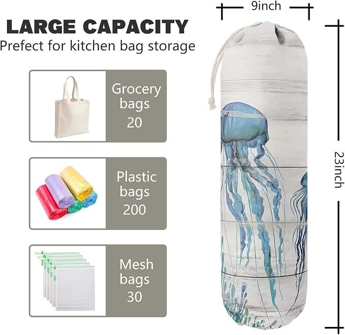 Funny Bag Bag, Grocery Bags Holder Organizer - Image 3