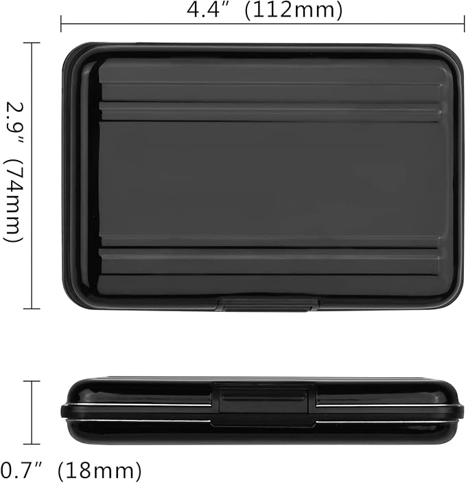 Aluminum Shock Resistant Carrying Box Holder Memory Card Storage Box Case - Image 3