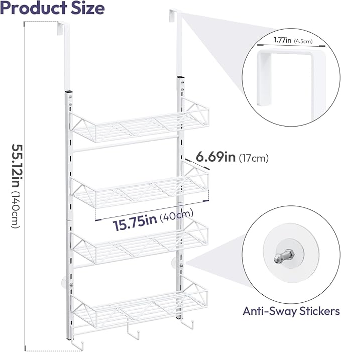 SWTYMIKI Over Door Hat Organizer - Image 8