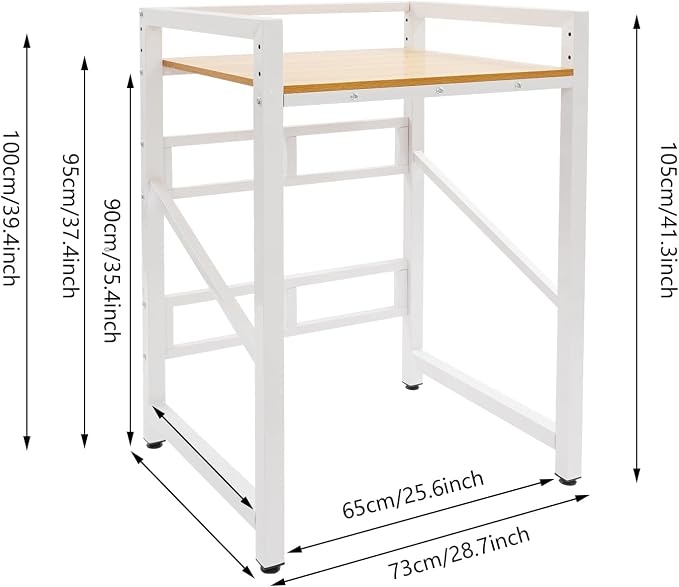Washer Dryer Stacking Rack Stand, Heavy Duty Washing Machine Shelf - Image 3