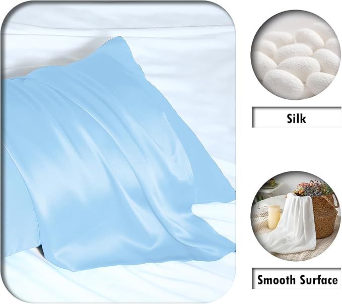 Mulberry Silk Pillow Cases Standard Size Silk Pillowcase - Image 2