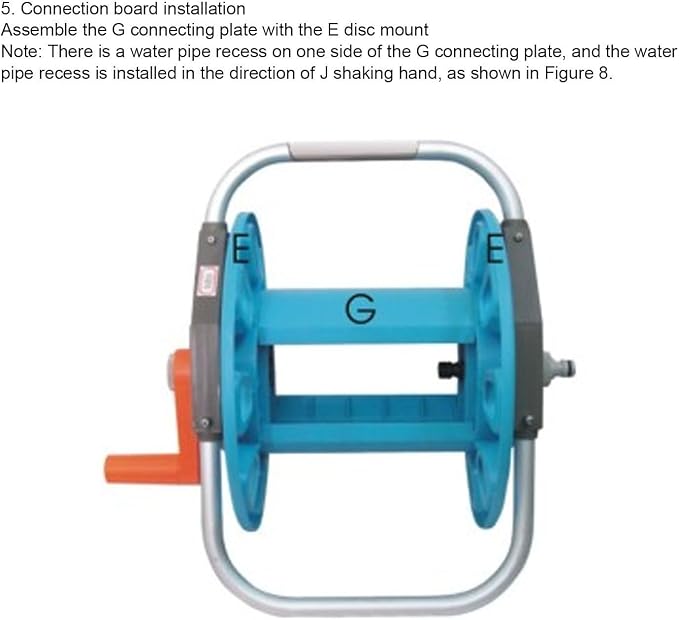 30m Garden Hose Reel Cart - Image 7