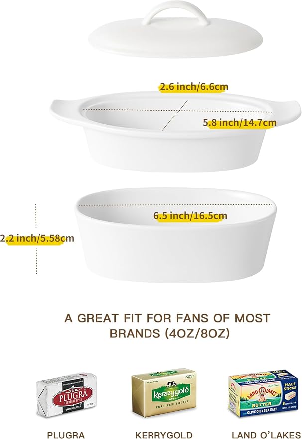 Butter Dish with Lid for Countertop - Image 6