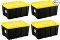 4-Pack Industrial Tote, Plastic Storage Container Bins by Unknown